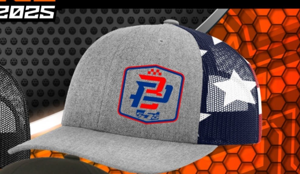 American Flag BP racing logo Trucker Hat – BrockPinkerousRacing