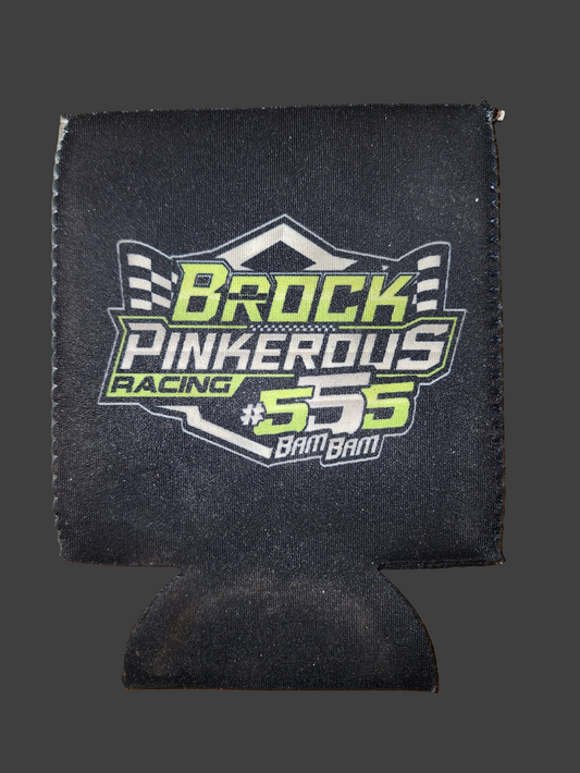 Brock Pinkerous Racing Can Koozie