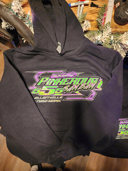 New! Black Brock Pinkerous LM Hoodie